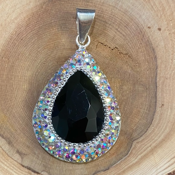 ⚡️Mega Sale⚡️ Elegant Silver925 and rhinestone necklace and earrings set - Picture 3 of 9